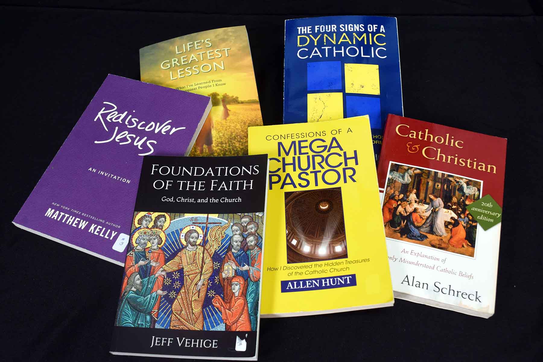B15_Adult_Religious_books_-_Dynamic_Catholic,_Confessions_of_a_Mega_Church_Pastor,_Rediscover_Je.jpg