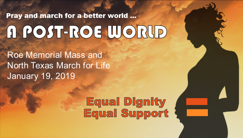 Roe Memorial Mass and North Texas March for Life Events