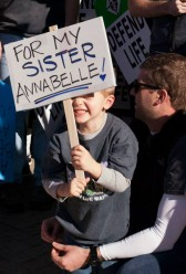 Cameron Roos at North Texas March for Life